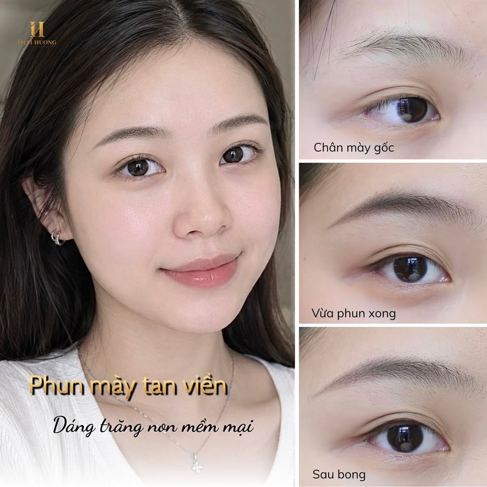 Phun mày tán viền dáng trăng non